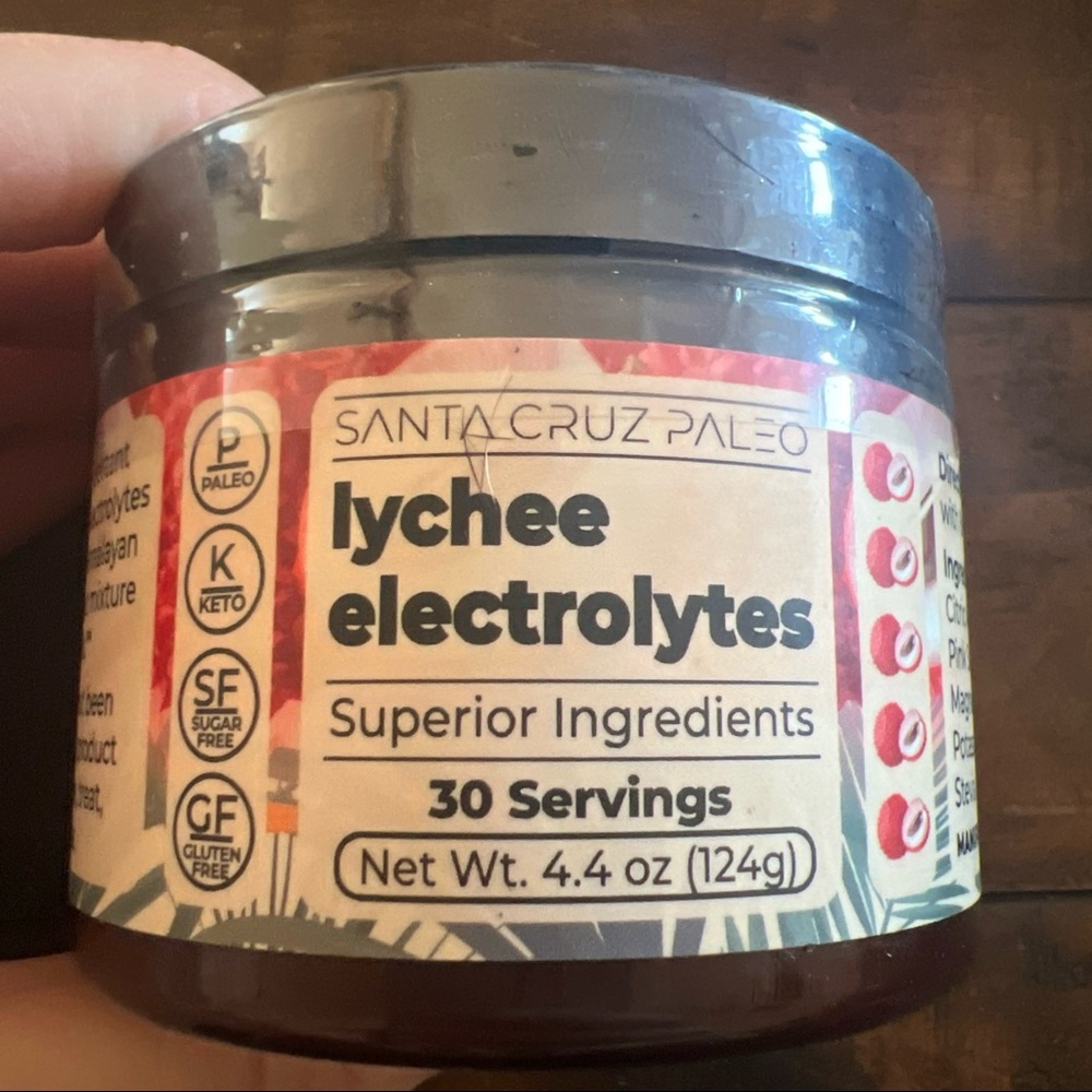Santa Cruz Paleo Electrolyte Powder, Lychee Flavor,Sugar Free Hydration
